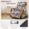 thumbnail image 5 of SCRAWLGOD Monstera Palm Leaf Print Recliner Chair Cover Non Slip Breathable Recliner Cover with Pocket Washable Reclining Slipcover for Living Room, 5 of 7