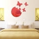 thumbnail image 1 of Wall Stickers Mirror Self-adhesive Decorative Background Wall Murals Soft Mirror Stickers, 1 of 6