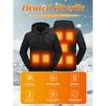 thumbnail image 3 of cocolona Mens Heated Hoodies Winter Warm Heated Sweatshirt for Men with Pockets, 3 of 8