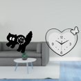thumbnail image 2 of Reloj de pared acrílico con forma de corazón. Mecanismo silencioso y fácil de leer. Ideal para colgar en , dormitorio, habitación infantil,, 2 of 8