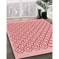 thumbnail image 3 of Ahgly Company Machine Washable Indoor Rectangle Transitional Deep Rose Pink Area Rugs, 2' x 5', 3 of 7