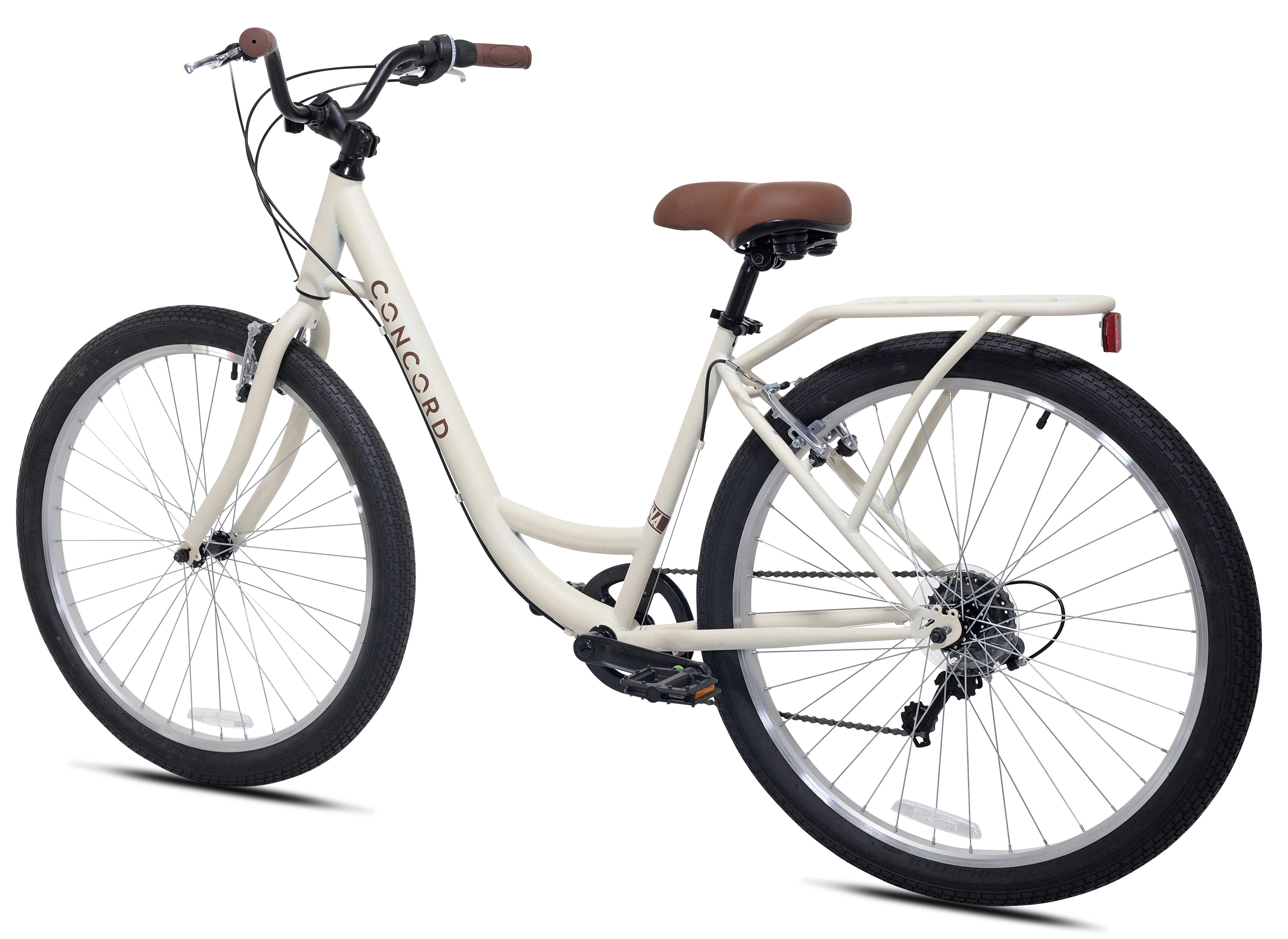 Concord 27.5" Laguna Comfort Bicycle, 27.5" Wheels, Fits Adult Riders 5'4"-6'2", Unisex, Cream