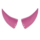 thumbnail image 2 of Cuernos para casco de motocicleta Kinlley Generico Rosa, 2 of 7