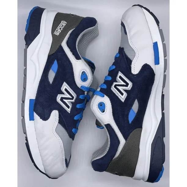 New Balance Mens 1600 Elite Edition 2015 White Blue CM1600CO Size 9.5 D NWOB DS