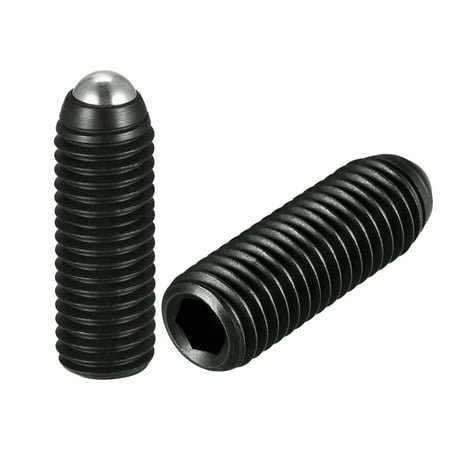 

Uxcell Ball Point Set Screws M12 x 40mm High Carbon Steel Metric Spring Hex Socket Grub Screw 2 Pack