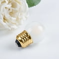 thumbnail image 4 of G40 Frosted Glass Led Replacement Bulb,1.5w Equivalent to 15 Watts,Warm White 2700k, G14 Milky Globe Ball Lamp ,E26 Medium Base,2 Pack, 4 of 7