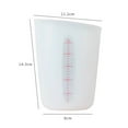 thumbnail image 2 of Flexible Measuring Cups Silicone Measurment Cup Set for Melt Stir, 2 of 5