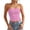 Hot Pink -BV25, variant on Women's Strapless Tube Top Double Lined & Y2K Backless Crop Tops for Summer Going Out White M