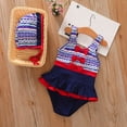 thumbnail image 2 of Toddler Baby Girl OnePiece Swimsuit Sport Bikini Set Bowknot Swimwear Bathing Hat Suit Big Girls Swimsuit Cow Short Kids Swimwear Girls Once Piece Swimsuit Girls Swimsuits 7 16, 2 of 5