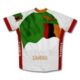 thumbnail image 2 of Zambia Flag Short Sleeve Cycling Jersey  for Men - Size XL, 2 of 3