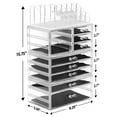 thumbnail image 6 of Sorbus Large Clear Makeup Organizer: 4-Piece Storage Set for Vanity, Bathroom, Dresser, 6 of 9