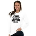thumbnail image 4 of Camo is a Neutral Color Cute Hunter Long Sleeve TShirt Men Women Brisco Brands S, 4 of 6