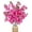 Red, variant on Silk Cherry Blossom Branches, 47in Artificial Cherry Blossom Long Stems Fake Vase Arrangements for Office, Hotel, Home,Spring Decoration, Set of 4 Bouquet,Vase Not Included(Orange)