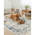 thumbnail image 5 of Rug Branch Contemporary Transitional  Blue Navy Indoor Area Rug - 5x7, 5 of 8