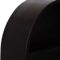 thumbnail image 6 of Kate and Laurel Arcott Modern Wooden Arched Wall Shelf, 18 x 26, Black, Transitional Mango Wood Arch Wall Shelves for Over-the-Toilet Storage or Entryway Storage Shelf, 6 of 8