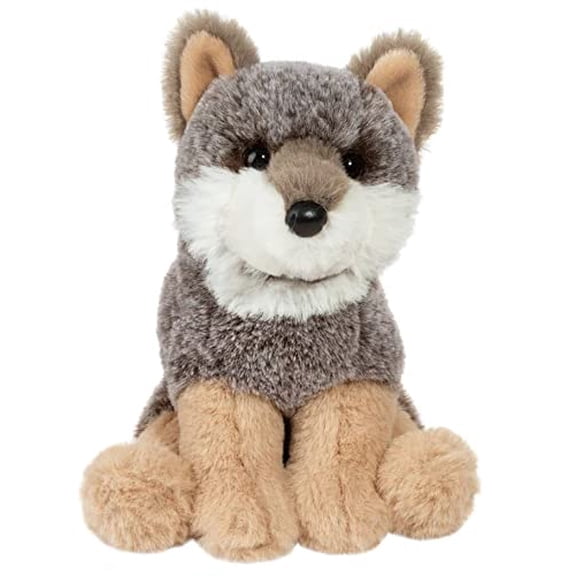 Douglas Cuddle Toys Albie Wolf Mini Soft Plush Stuffed Animal, 6"