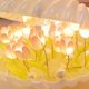 thumbnail image 2 of Luz de noche de tulipán de concha, luz ambiental alimentada por batería, decoración romántica cálida para el hogar Ndcxsfigh  Para estrenar, 2 of 3
