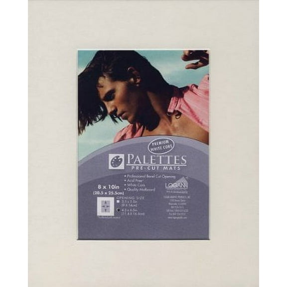 Palettes Pre-Cut Mat- Seahell White 16x20 Inch