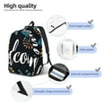 thumbnail image 4 of Yiaed Floral Welcome Sign Print Backpack, Premium Laptop Backpack, Travel Backpack for Women, Lightweight Backpacks, Comfortable Back Pack-Medium, 4 of 7