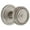 Satin Nickel, variant on Grandeur Cirsol_Prv_234 Circulaire Solid Brass Rose Privacy Door Knob Set - Brass
