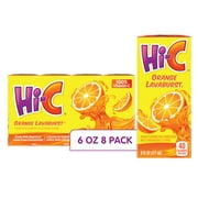 Hi-C Orange Lavaburst Fruit Juice, 6 fl oz, 8 Juice Boxes
