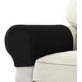thumbnail image 1 of 2 Pack Jacquard Stretch Sofa Armrest Covers Non-Slip Recliner Sofa Armrest Covers, 1 of 6