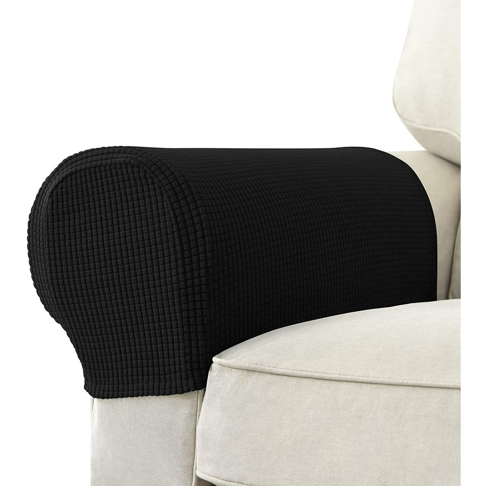 AntiSlip Spandex Armrest Cover for Leather Sofa Stretchy Polyester