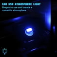 4 count/Set USB LED Interior Atmosphere Lamp, Portable Mini LED Night ...