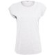 thumbnail image 1 of Build Your Brand - Camiseta de manga corta de hombro caído para mujer (Blanco), 1 of 5