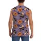 thumbnail image 4 of Fotbe Vintage Halloween Black Cat Men's Camiseta sin Mangas Estampada para Hombres, Playera Casual para Gimnasio, Entrenamiento, Playa-X-Large, 4 of 7