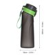 thumbnail image 3 of Botella 650ML Bebida Taza Reutilizable Sabor Camping Senderismo Drinkware (+) Negro Verde, 3 of 6