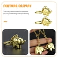 thumbnail image 2 of MasteelfCA 2pcs Elephant Keychain Adorable Charm Keychain Key Fob Pendant Car Key Ornament, 2 of 8