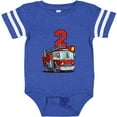 thumbnail image 3 of Inktastic 2nd Birthday Fire Truck Boys or Girls Baby Bodysuit, 3 of 5