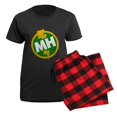 thumbnail image 5 of CafePress - Maid Of Honor Women's Dark Pajamas - Women's Short Sleeve Print T-Shirt and Pants Dark Cotton Pajama Set, 5 of 7