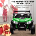 thumbnail image 6 of OTTORD 24V Ride on Cars 2 Seater, 4WD Electric Cars Vehicles for Adults and Kids（Green）, 6 of 8