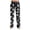 Black, variant on Yuaguia Women Halloween Skull & Bone Print Pajama Pants, Elastic Waist Wide Leg Loose Sleep Lounge Pants, No Drawstring Soft Casual Fall Home Loungewear Bottoms ,Black M