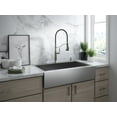 thumbnail image 3 of KOHLER Tournant Semi-Professional Pull-Down Kitchen Sink Faucet, Commercial Kitchen Faucet with Pull Down Sprayer, 77515-VS, Vibrant Stainless, 3 of 7