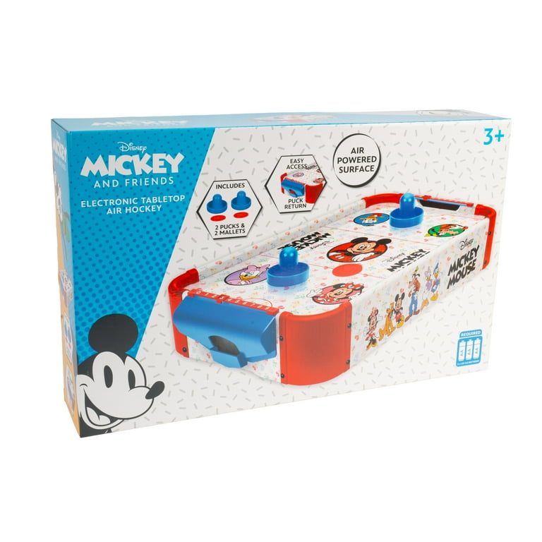 Mickey Mouse Electronic Tabletop Air Hockey (Wood) - Walmart.com