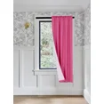 thumbnail image 5 of Gorgeous Home Linen 2 Piece Set Foam Lined Backing Window Curtain Rod Pocket Matte Solid Color Hot Pink 37" Width x 63" Length Each Piece, 5 of 5