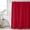 Red, variant on Pure Red Waterproof Shower Curtain, 72"x72" Washable Polyester Fabric Shower Curtains for Bathroom, Simple Solid Color Decorative Bathtub Curtain Sets with Hooks