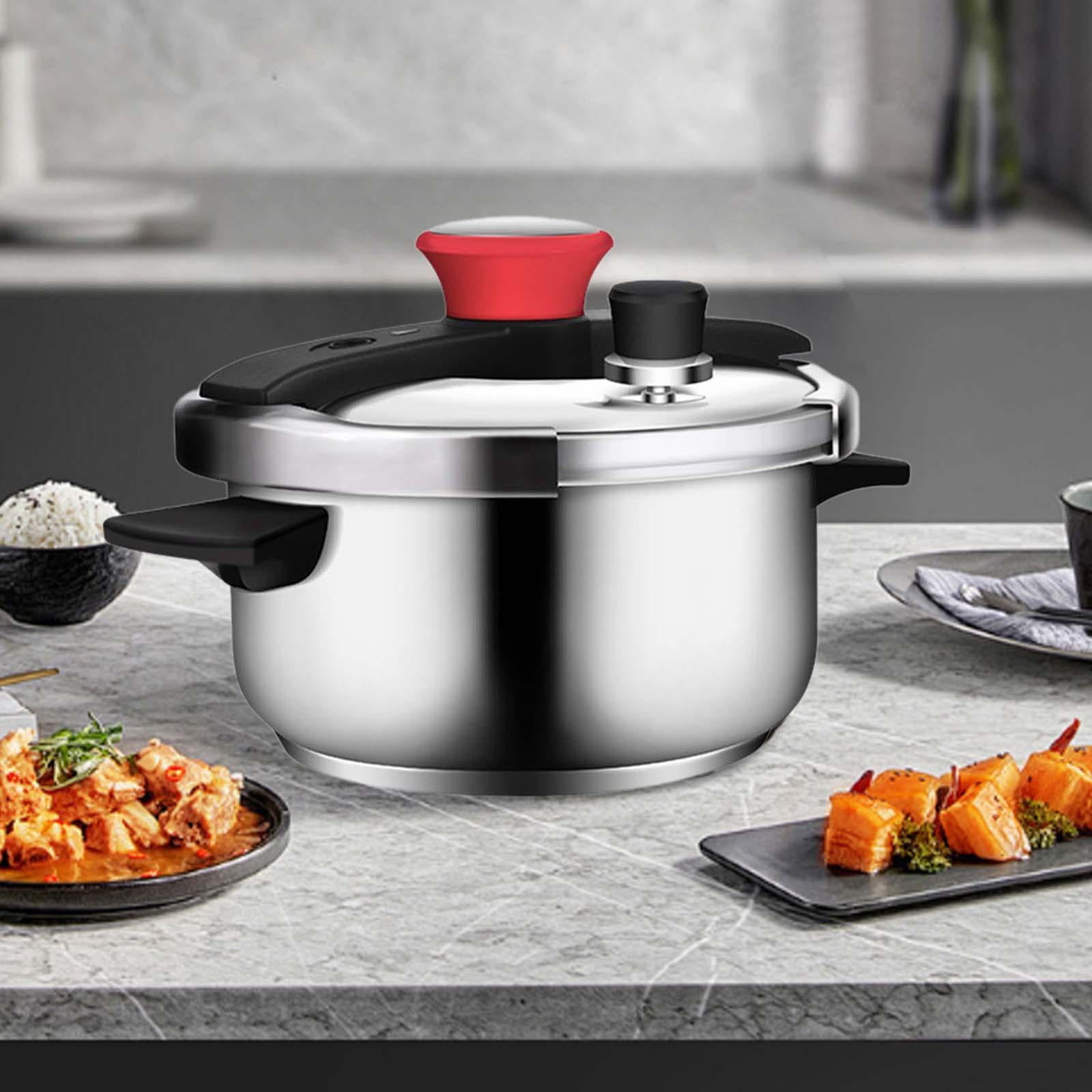 TISHITA Stovetop Pressures Cooker Portable Rice Cooker 4.0L Cookware Stewed Meat Pot Instant Cooking Pot for Homes Hotel Indoor Outdoor