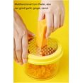thumbnail image 4 of i Kito Corn Cob Stripper Peeler, Corn Cob Stripping Tool with Collection Cup, Ginger Grater, 4 of 9