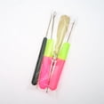 thumbnail image 2 of 5 Pcs Punch Needle Kit Crochet Hook Knitting Hook Handmade Knitting Needle Craft Tool Set Small Crochet Weaving Needles, 2 of 6