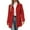 Red, variant on Uaswgudfs ​Fitted Wool-Blend Coat: Women's Autumn Belted Buckle Design with Lapel Collar & Buttoned Cuffs​