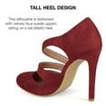 thumbnail image 4 of Journee Collection Womens Zeera Round Toe High Stiletto Pumps, 4 of 7