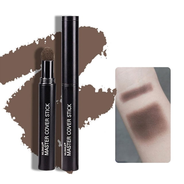 Ninstant Hair Root & Hairline Concealer Stick for Gray Hair Coverage, Long-Lasting Color Protection Shadow Coverage, 6 Natural Shades