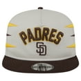 thumbnail image 2 of Men's New Era Cream San Diego Padres Iron Golfer Snapback Hat, 2 of 6