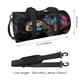 thumbnail image 2 of Fotbe Colorful Plant Turtle A Bolsa Deportiva de Lona Plegable con Estampado, Bolsa de Gimnasio con Bolsillo Seco/Húmedo, Bolsa de Viaje Ultraligera de Gran Capacidad, 2 of 6