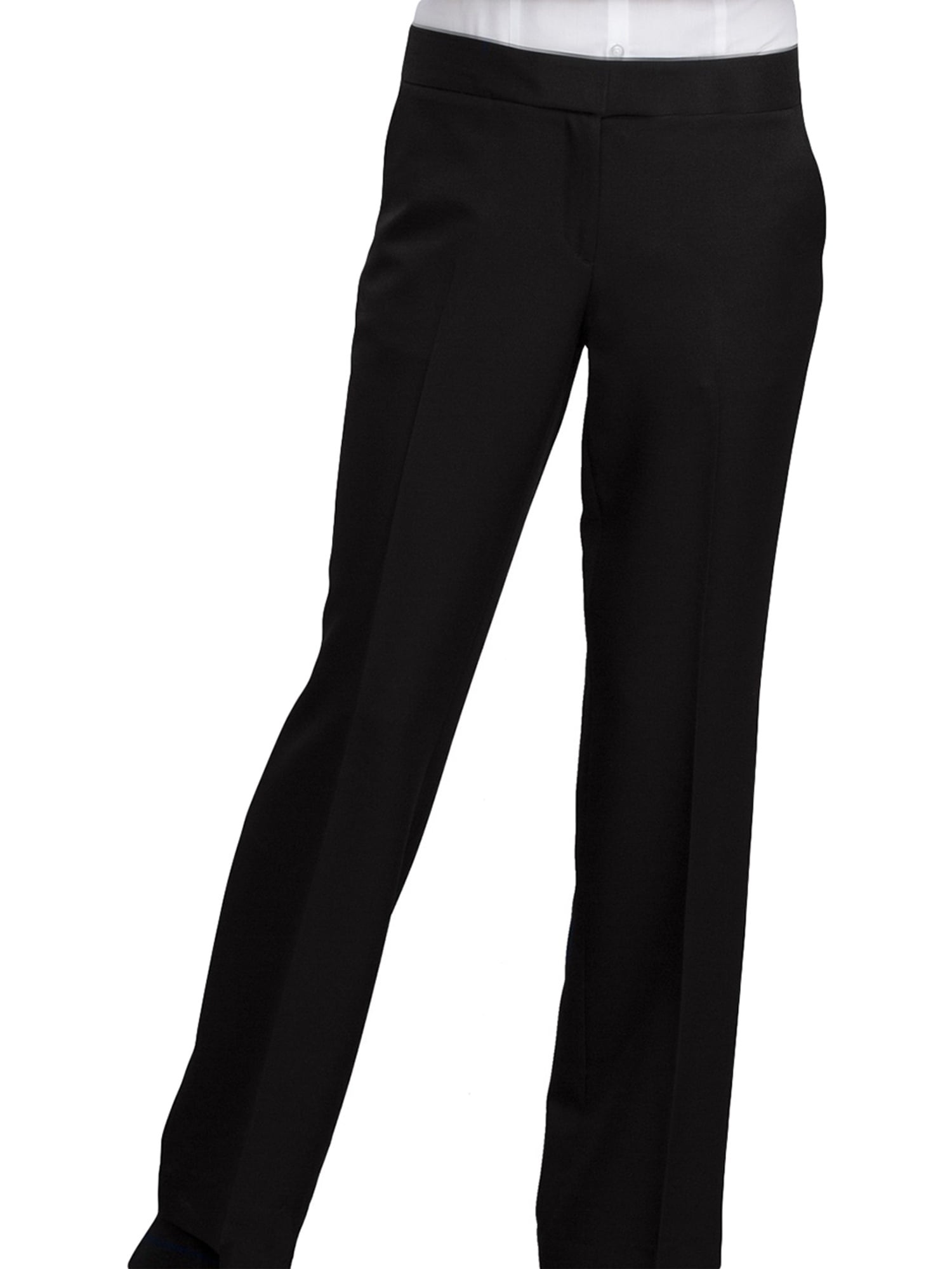 womens black dress pants walmart