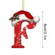 thumbnail image 3 of 26 Letters Christmas Tree Decoration Pendant Christmas Tree Ornaments Personalized DIY Christmas Ornaments Christmas Decoration Xmas Tree Hanging Decor, 3 of 5